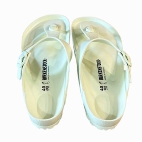 Birkenstock Gizeh Essentials EVA Womens Green Thong Sandals Size 9 Adjustable - Picture 5 of 9